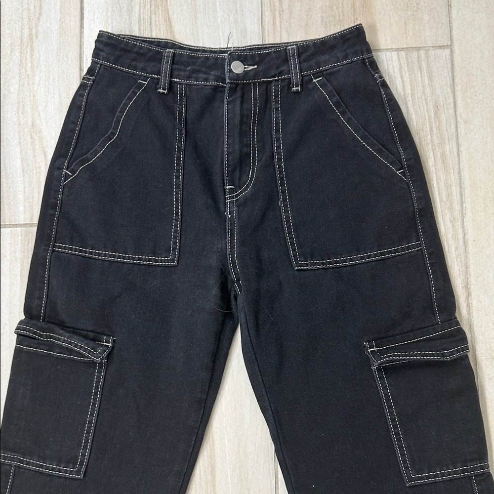 Shop Stevie women’s Dark black Cargo Pants